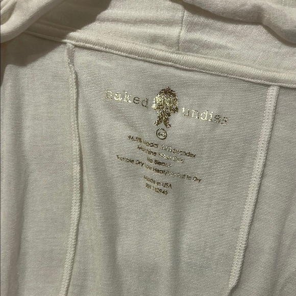 Naked Undies Cardigan. Open front. Stretch. New in Poly. Small - Picture 4 of 7